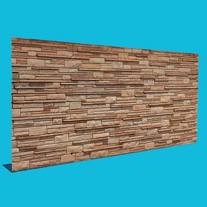 3D new brick wall model