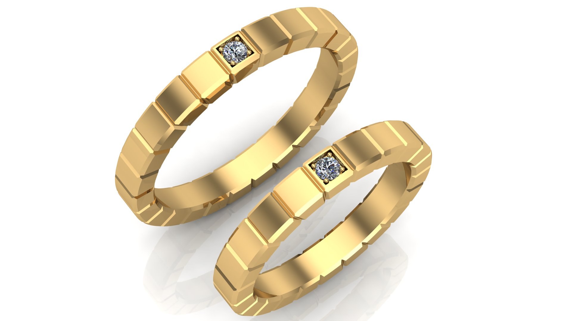 3D Chopard wedding bands2 - TurboSquid 1902948