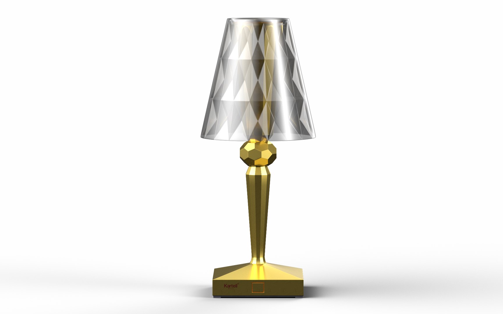 3D Kartell lamp battery metallic https://p.turbosquid.com/ts-thumb/xS/emDXuh/T7/kartelllampbatterymetallic2/png/1658756170/1920x1080/fit_q87/5622bd748db6e596982f923f08bb2c1f699e6fe6/kartelllampbatterymetallic2.jpg