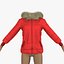 jacket red 3d 3ds