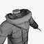 jacket red 3d 3ds