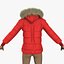 jacket red 3d 3ds