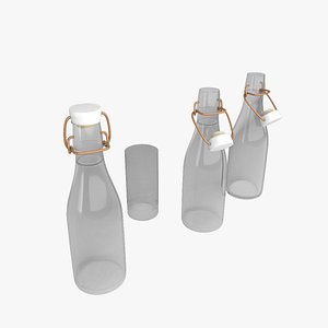Bottle and Glass model