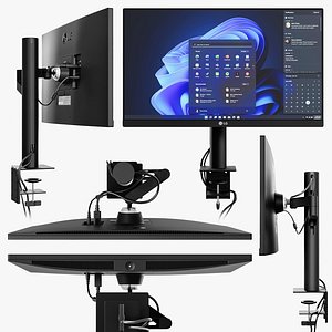 Monitor LG 27GN880-B 3D model