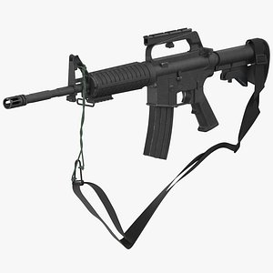 3D m16 rifle m16a2 -