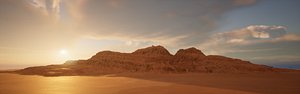 Sandstone mountain version 1 3D model