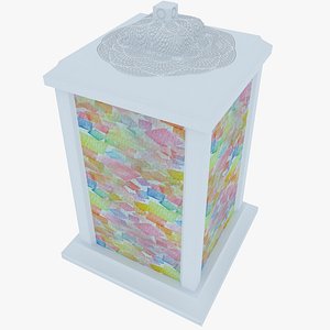 3D color lamp model