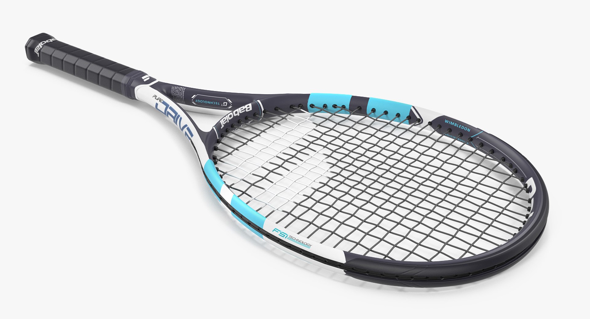 Tennis Racquet Babolat Pure 3D - TurboSquid 1350929