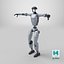 Unitree G1 Humanoid Robot PBR 3D