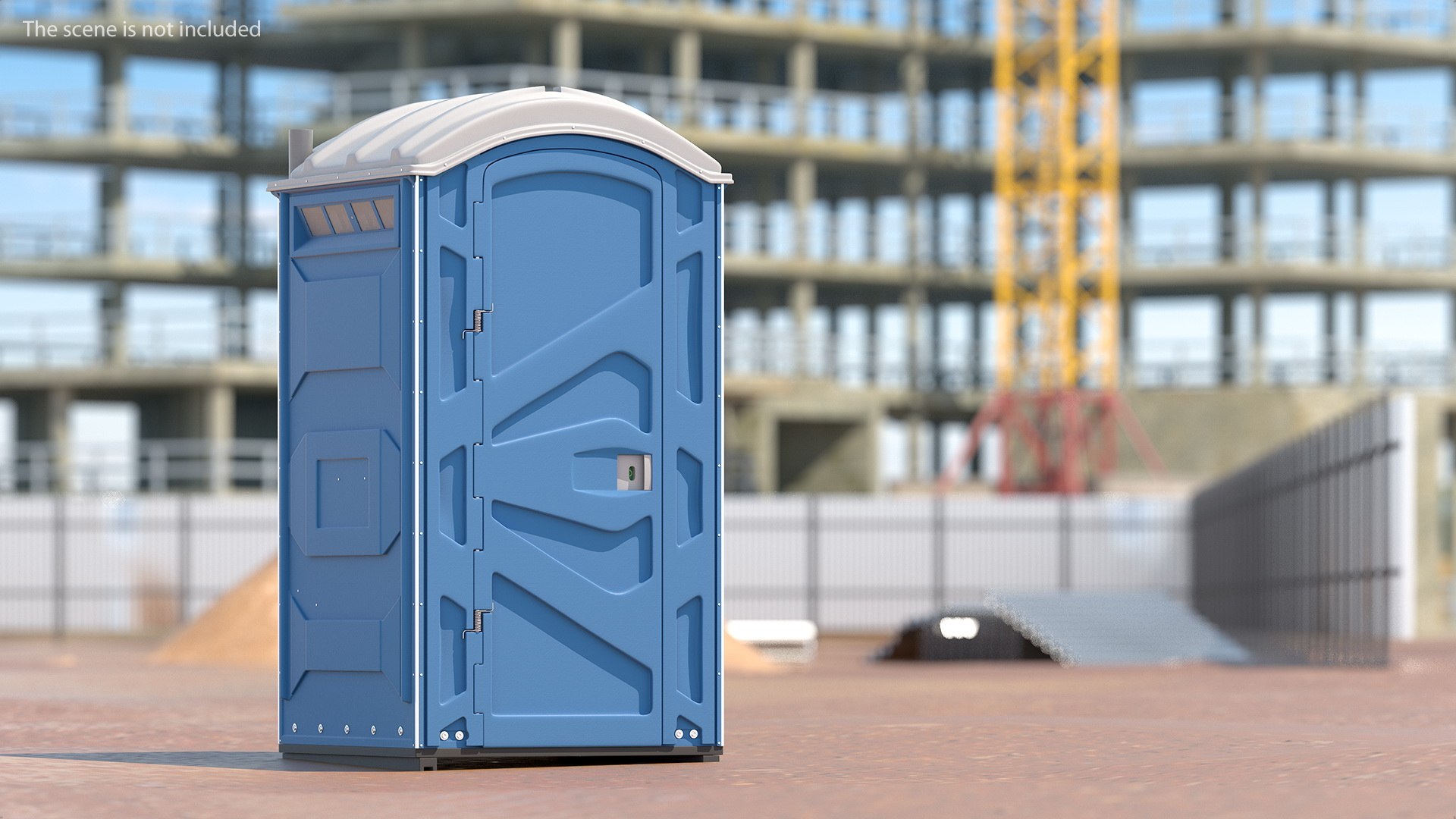 Portable Restroom 3D model preview