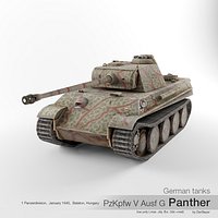 German tank PzKpfw V  Panther  '435'