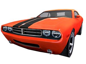 3ds max new 2008 dodge challenger