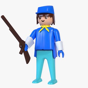 Playmobil Cavalry Privat with Rifle