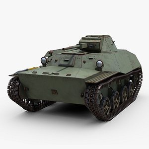 3D模型T30轻型坦克