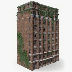 3D ready abandoned building model