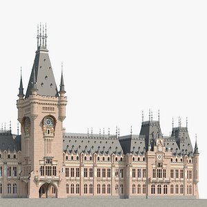 3D Palace of Culture - Palatul Culturii Iasi