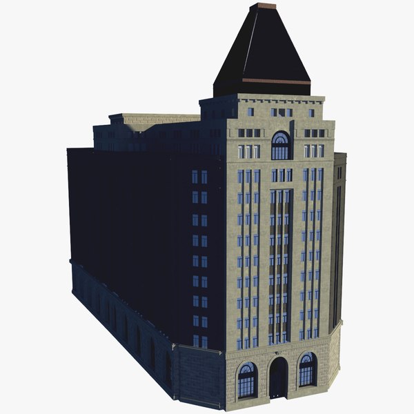 peace hotel 3d model