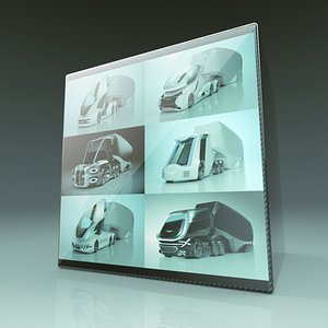 3D 6 in 1 Cheap and Cool Truck Collection model