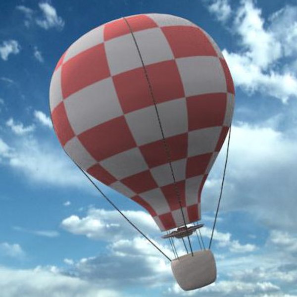 baloon airship 3d model