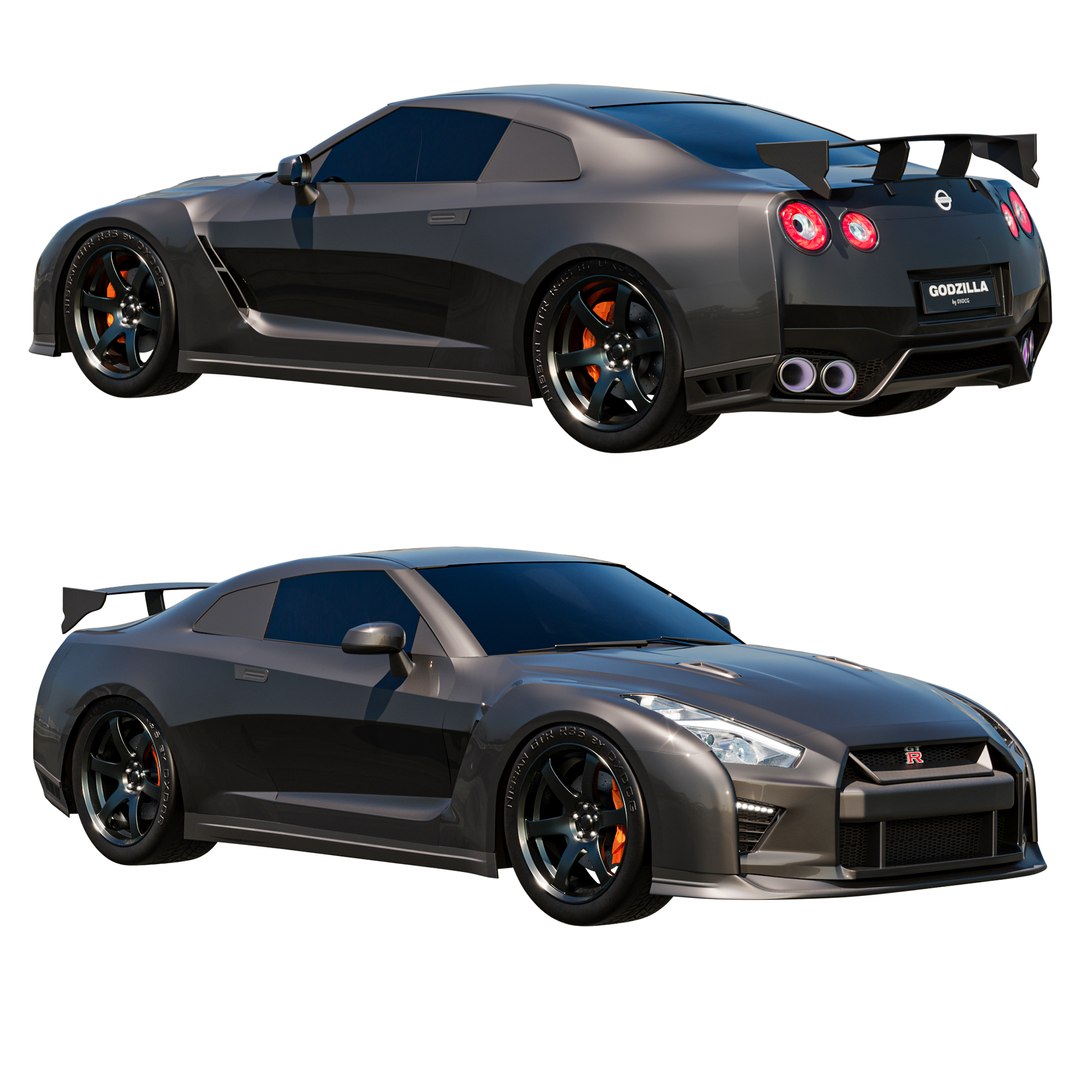 3D Nissan GTR R35 - TurboSquid 2169631