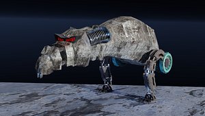 Sci-fi mechanical Rat