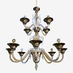 3D chandeliers lights sylcom pisani