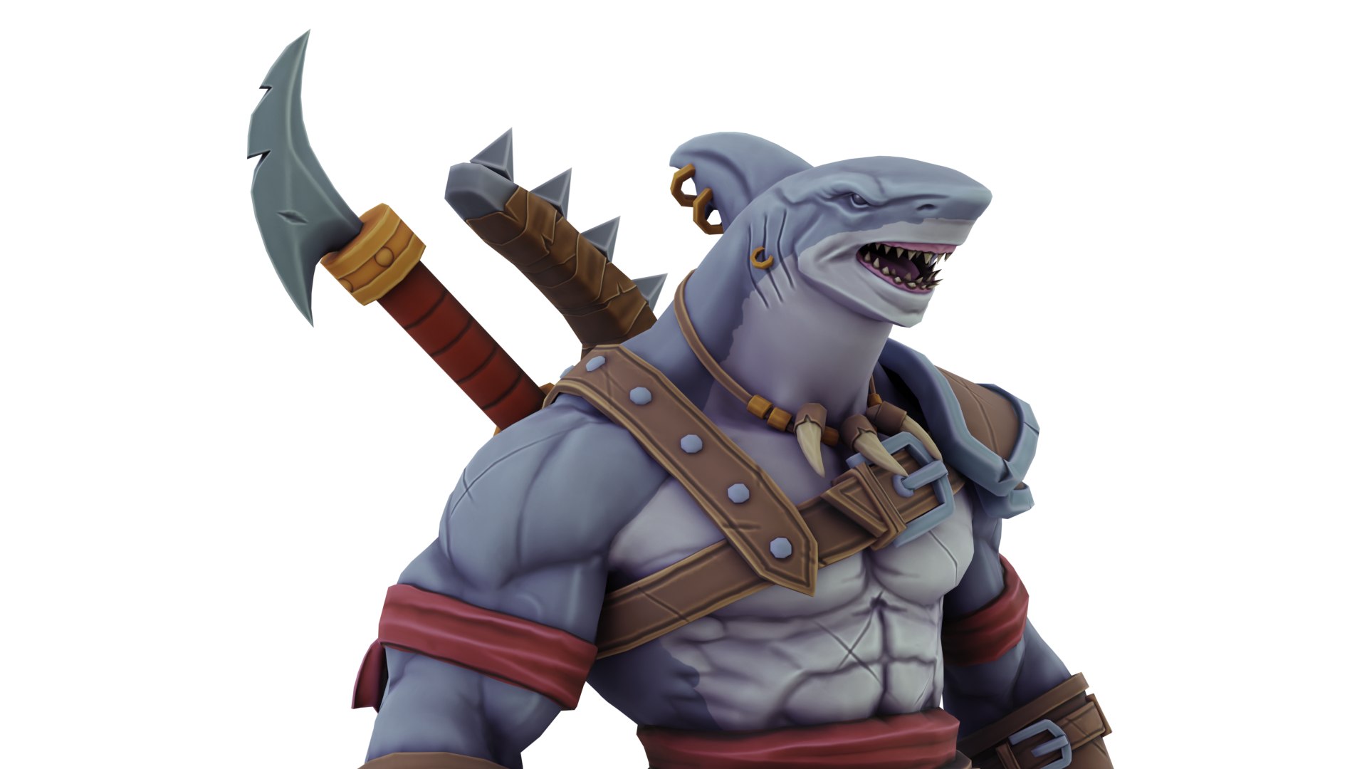 Shark Warrior 3D model https://p.turbosquid.com/ts-thumb/xT/HJPsWt/Af/face2/png/1681898119/1920x1080/fit_q87/571d8ffbdce12a91b657fc3645d8c9cb899d2cc5/face2.jpg