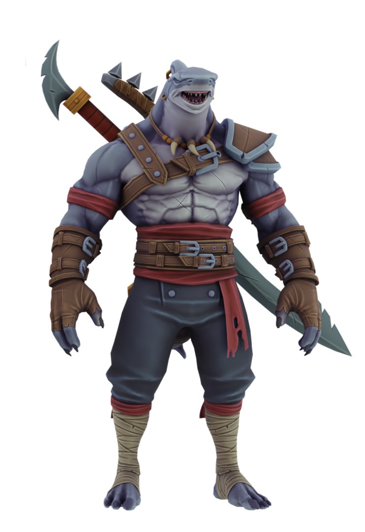 Shark Warrior 3D model https://p.turbosquid.com/ts-thumb/xT/HJPsWt/aW/front/png/1681897993/1920x1080/fit_q87/27c75195f2047075b4c0c244acb42a2b757a36e0/front.jpg