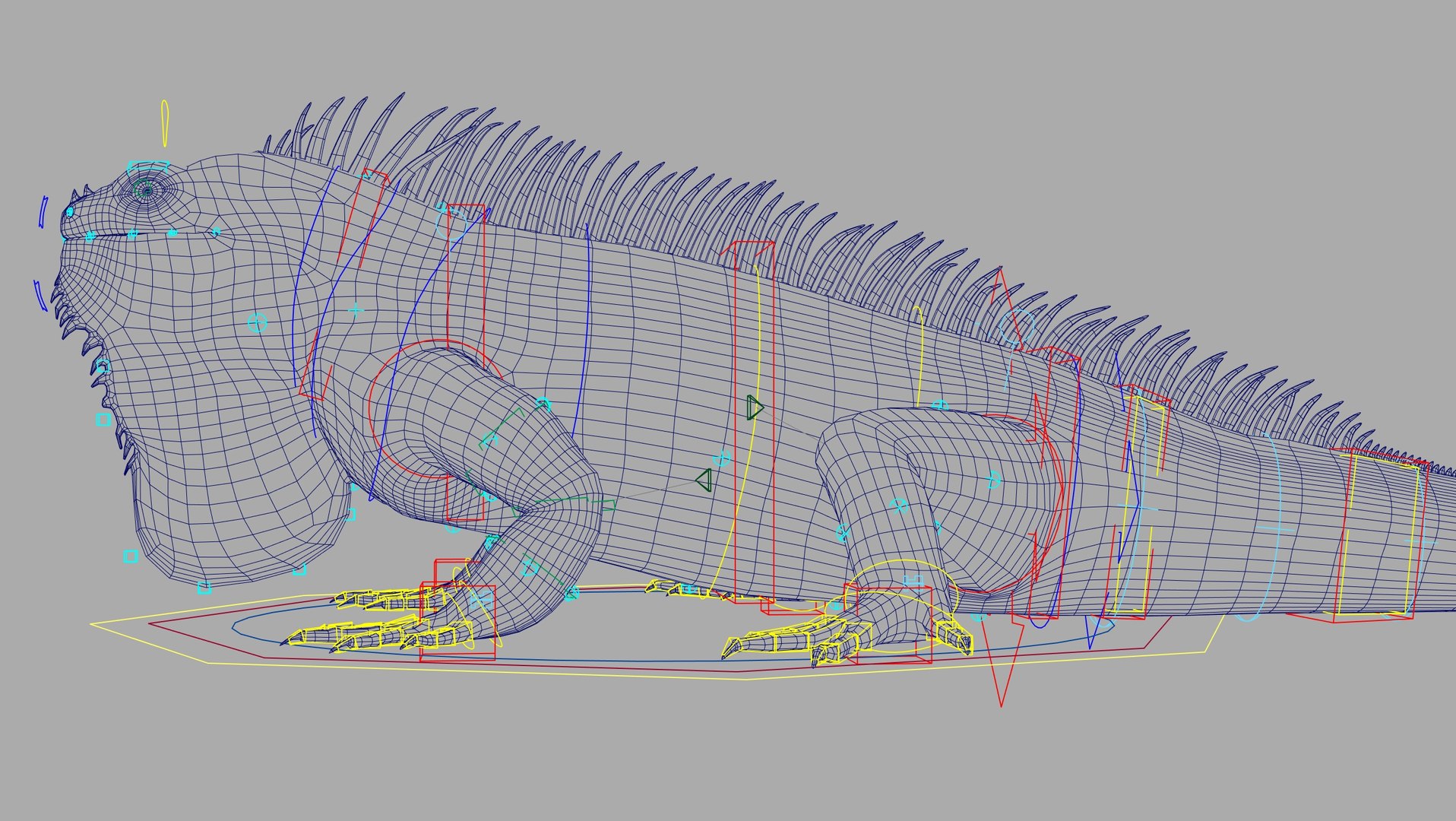 Iguana RIG 3D - TurboSquid 2234825