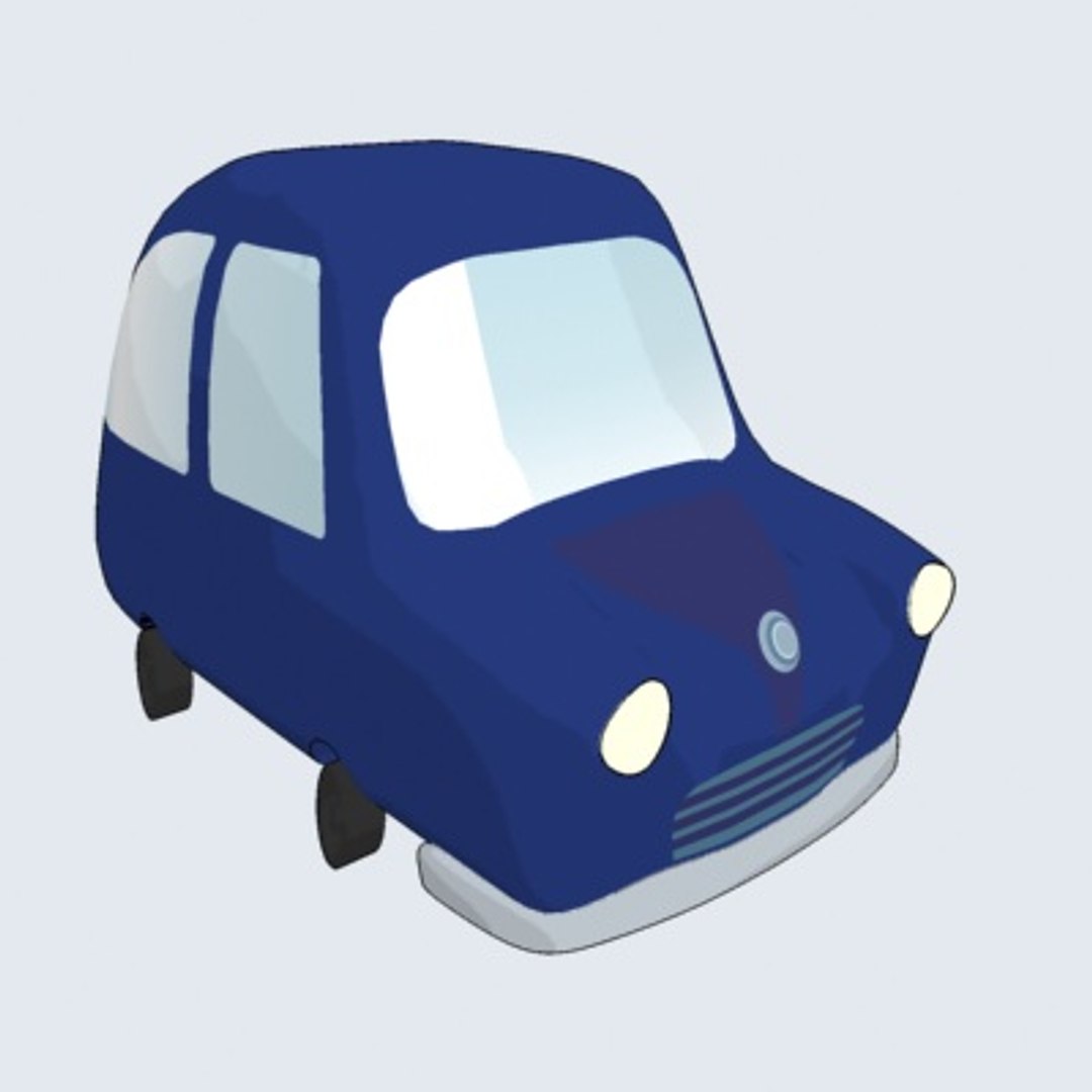 3d Model Cartoon Car