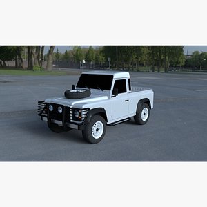land rover defender 90 obj