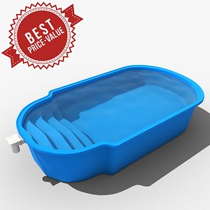 garden swimming pool 3d max