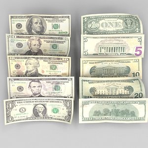 c4d currency bills 5