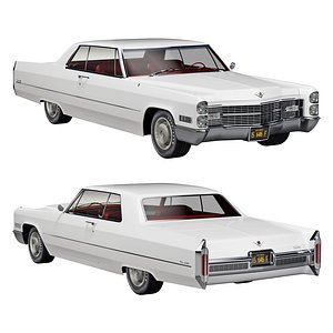 Cadillac coupe de ville 1966 3D model