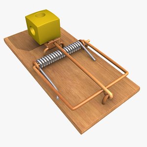 Victor Trigger Plate Mouse Trap 3D Model $29 - .3ds .blend .c4d