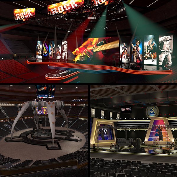 3D model Indoor Concert Stadium