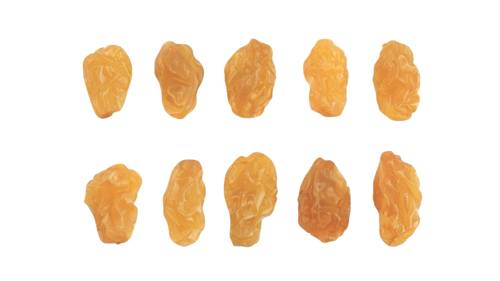 3D Yellow Raisins - TurboSquid 1853054