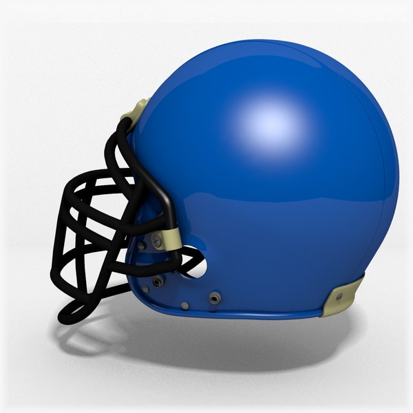 3d american football helmet model