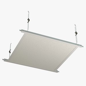 Mineral Fiber Ceiling 3D model