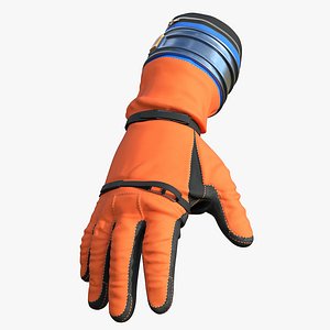 Artemis Orion Crew Survival System OCSS Gloves 3D model