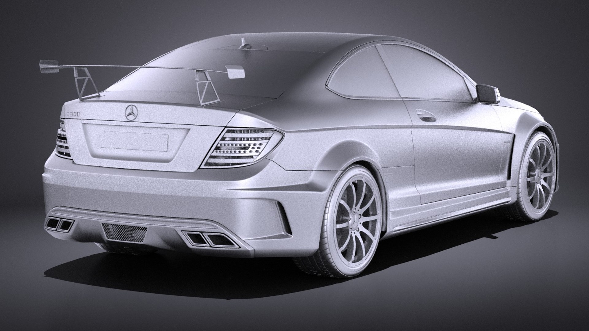 3D Mercedes C63 Amg | 1146091 | TurboSquid