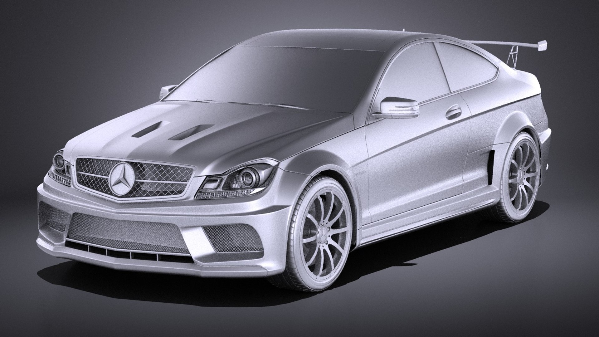 3D Mercedes C63 Amg | 1146091 | TurboSquid