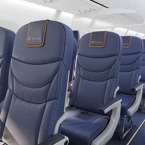 3D 3D Boeing B737 Interior Cabin model
