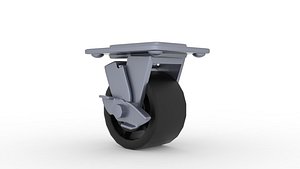 3D caster wheels