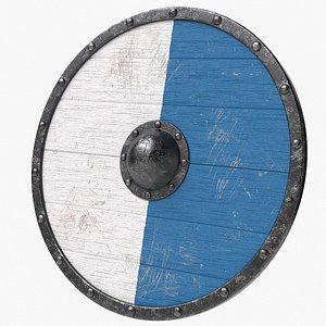 3D Viking Shield V1 Design 1 model