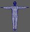 唐纳德·特朗普 角色 3D 模型 低多边形