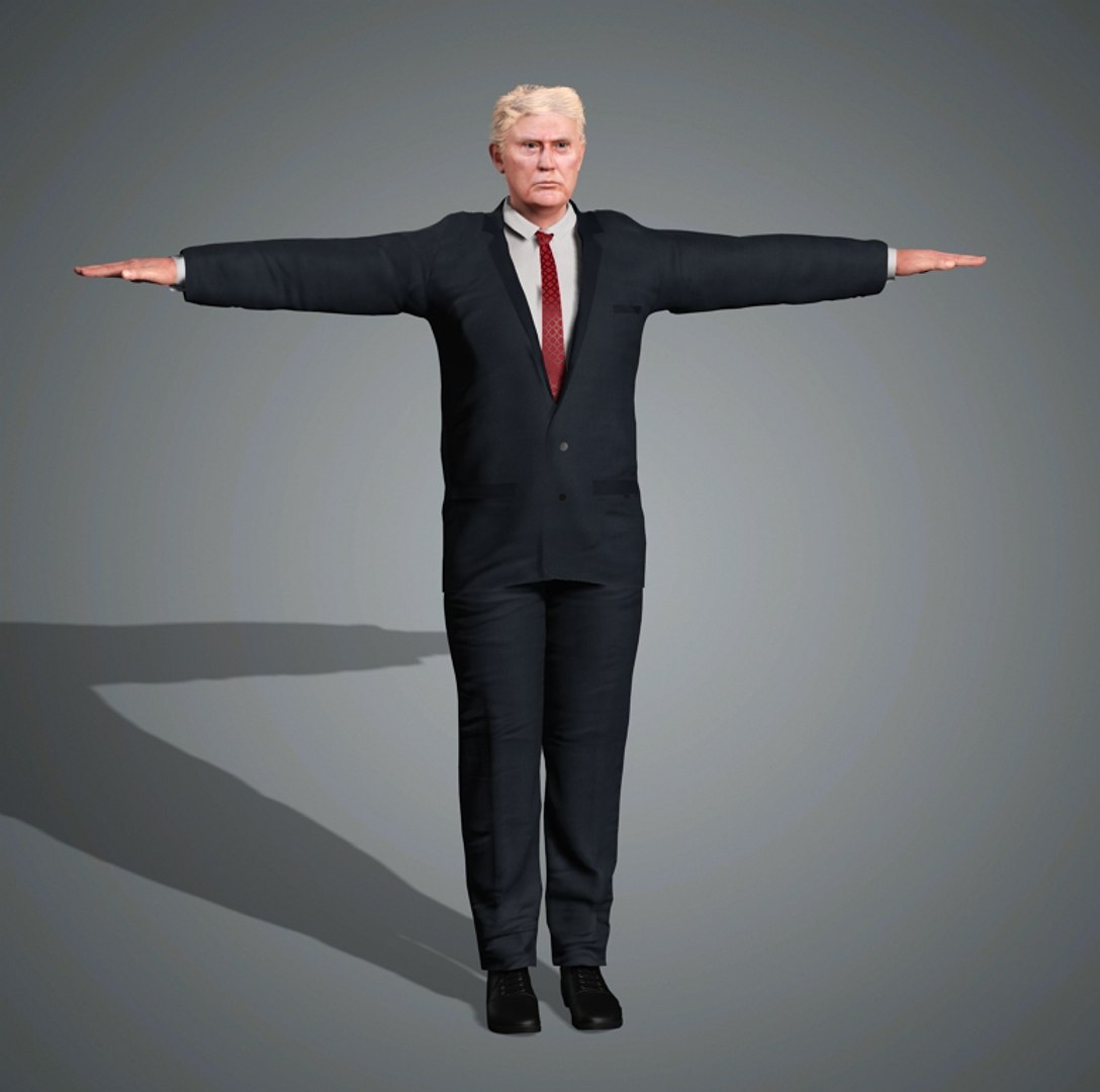 Donald Trump Character 3D Model Low Poly model https://p.turbosquid.com/ts-thumb/xT/yah0OA/xD/13/jpg/1729020948/1920x1080/fit_q87/faac50984a51f97a5e5805abcfda6653ecf0a8c7/13.jpg
