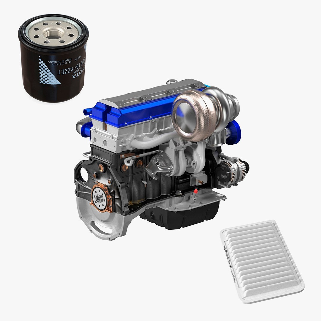 Toyota Vehicle Components Collection 3D model preview