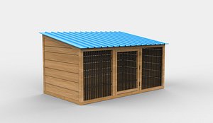 3D Dog Playpen 03 3D model