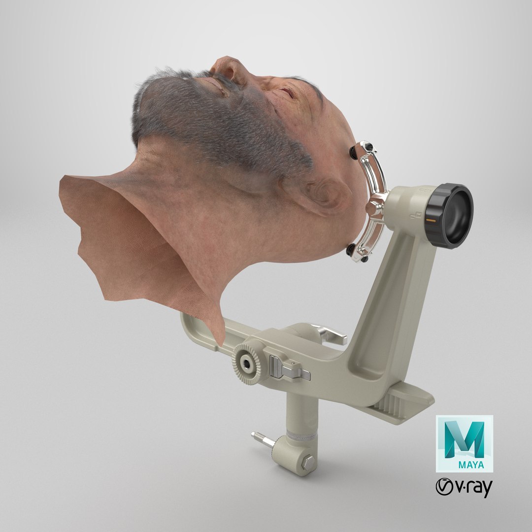 Adjustable Skull Clamp for Brain Surgery with Head 3D model https://p.turbosquid.com/ts-thumb/xU/9QBu2C/ky/stemcell_maya_vray_render/png/1761052118/1920x1080/fit_q87/418a52b17faf71dcde9f768f167031a5ba79a2bb/stemcell_maya_vray_render.jpg